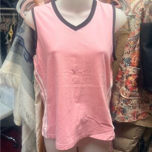 Pro Spirit Athletic Gear Pink V-Neck Tank Top